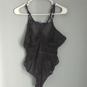 Fashion Nova Black Lacey Lingerie Women's Size 3X Adjustable Straps